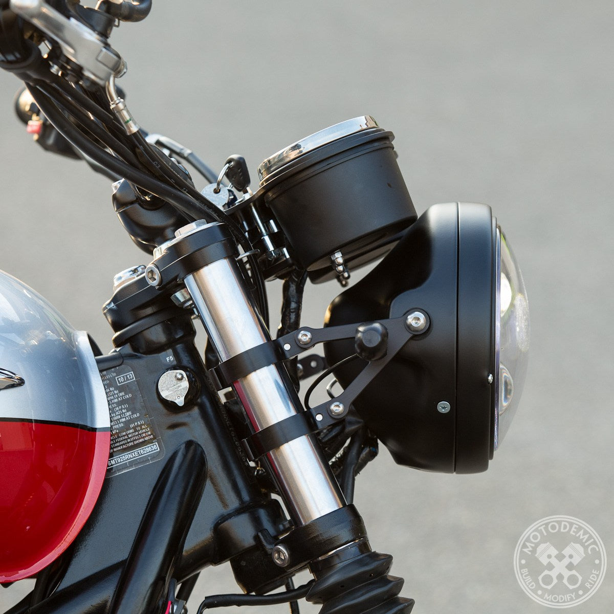 Motodemic Triumph Flat Gauge Cluster Bracket