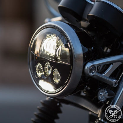 Motodemic LED Headlight Conversion Kit for the Triumph Street Cup