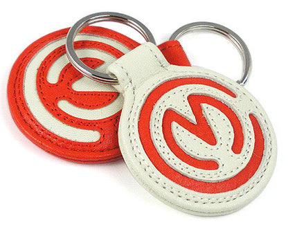 MOTOCORSE Official Leather Key Chain (Fob/Ring)