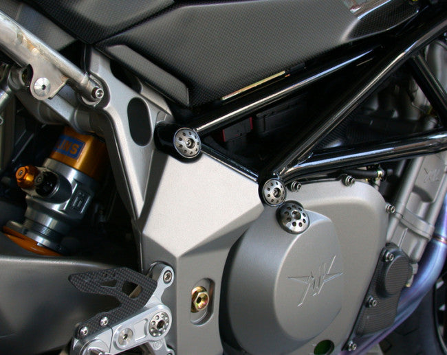 Motocorse Titanium or Aluminum Frame Plugs for MV Agusta F4 (up to 2009) / Brutale (B4) (All)