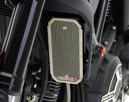 Motocorse Titanium Oil Cooler Protector for Ducati Scrambler