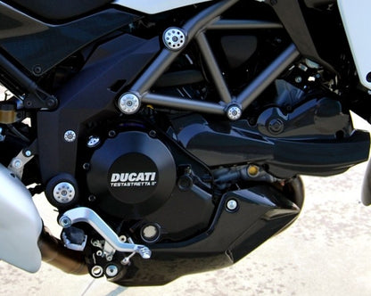 Motocorse Aluminum Frame plugs for the Ducati 2010-2014 Ducati Multistrada 1200
