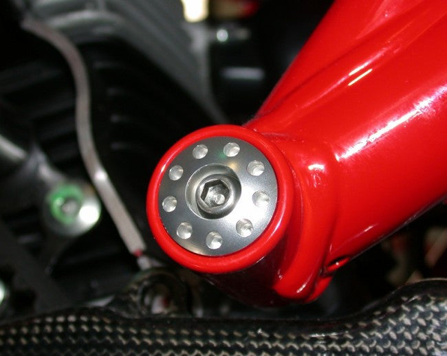 Motocorse Aluminum or Titanium Frame plugs for Ducati Monster 1100/796/696