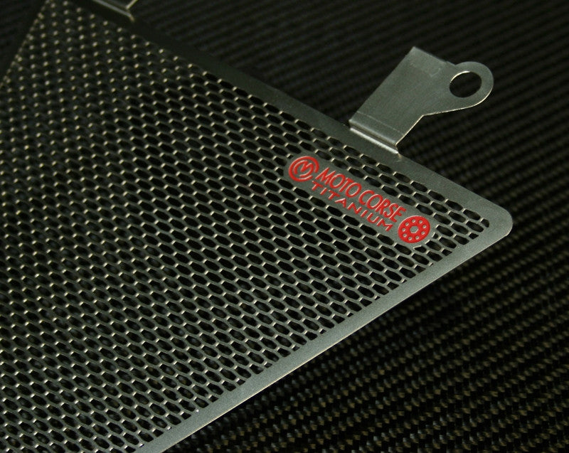 Motocorse Titanium Radiator and Oil Cooler Guards for the Ducati 1198/1098/848