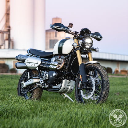 Motodemic LED Headlight Conversion Kit for Triumph Scrambler 1200 XC / XE