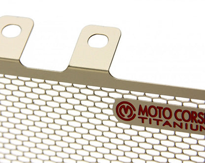 Motocorse Titanium Radiator and Oil Cooler Guards for MV Agusta F3 675 / 800
