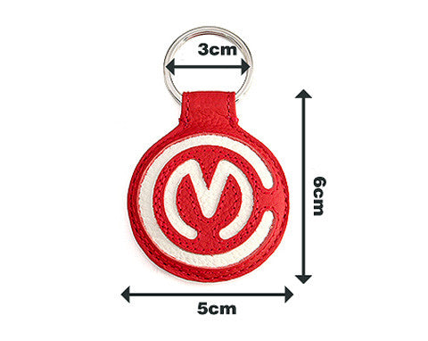 MOTOCORSE Official Leather Key Chain (Fob/Ring)