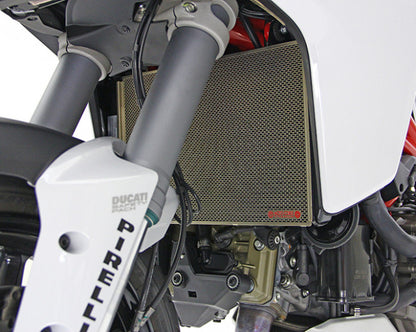 Motocorse Titanium Radiator and Oil Cooler Guards for the 2015+ Ducati Multistrada 1260 / 1200 / 950