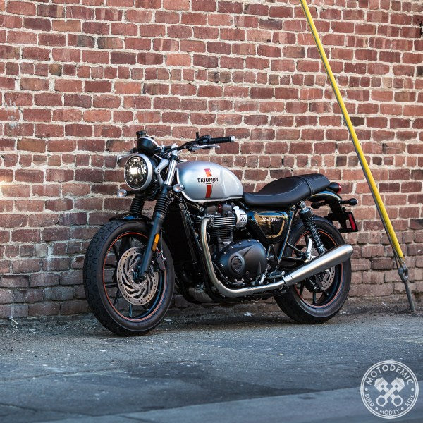 Motodemic LED Headlight Conversion Kit for the Triumph Street Twin