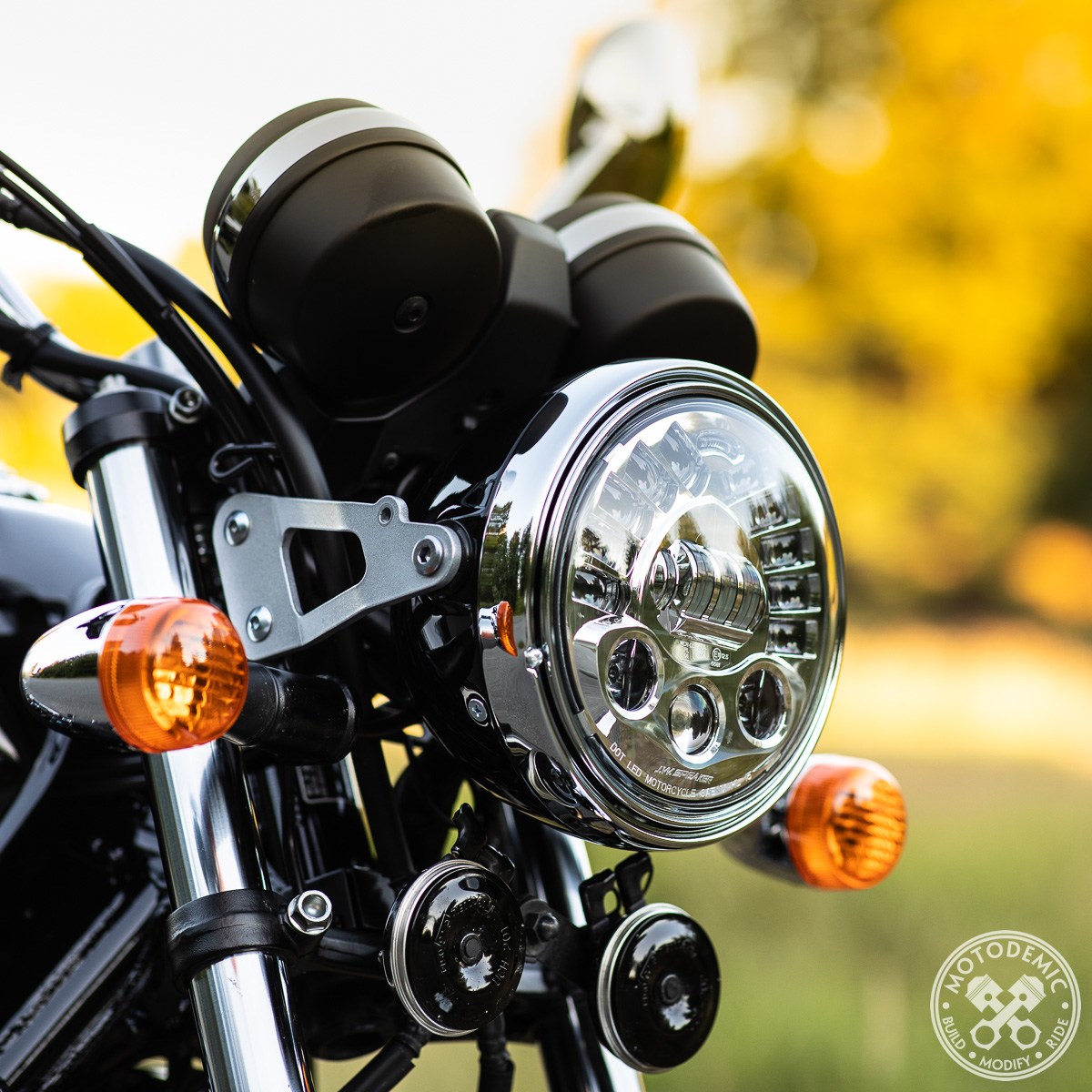 Motodemic LED Headlight Conversion Kit for the Honda CB1100 (13-16)