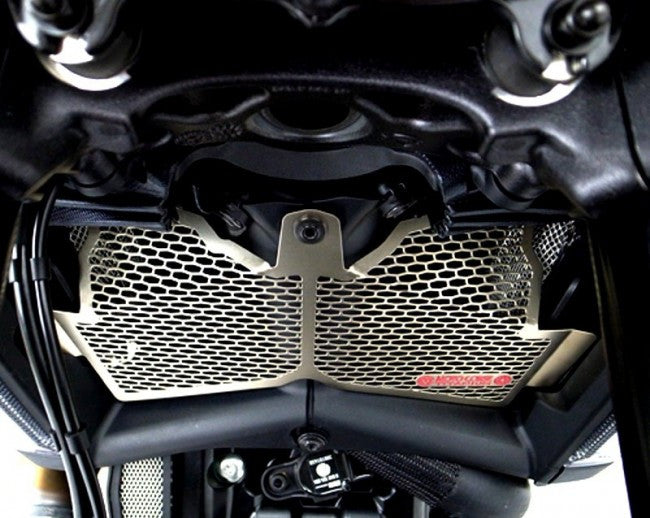 Motocorse Titanium Water Radiator Guard for Ducati Diavel