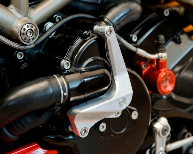 Motocorse Billet Water Pump Protector for the Ducati Streetfighter, Hyper 821, Multi 1200 (10-14), & S4R/S4RS