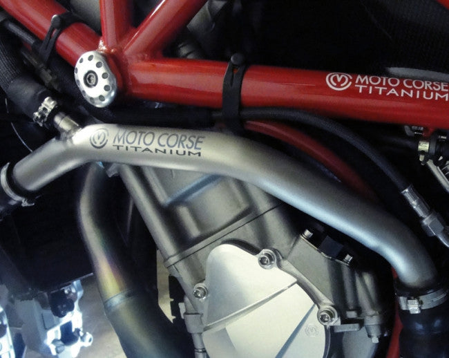 Motocorse Titanium Upper Radiator Hose For MV Agusta Brutale 1090 and 920 (2012-2015)
