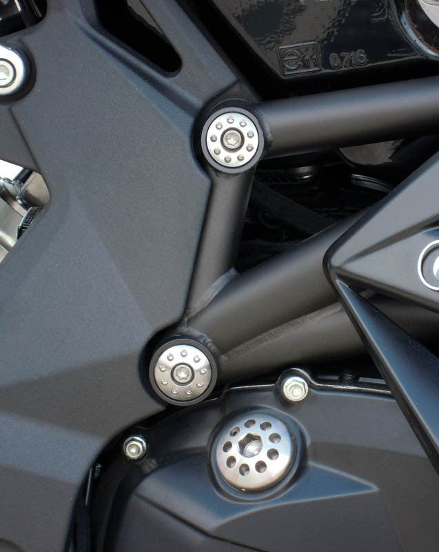 Motocorse Titanium or Aluminum Frame Plugs for MV Agusta F4 2010+