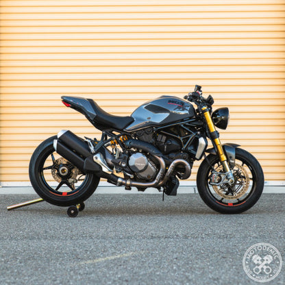 Motodemic LED and Round Halogen Headlight Conversion Kit for the Ducati Monster 1200, 821, and 797 (2017+)