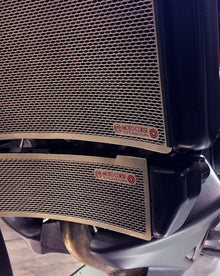 Motocorse Titanium Radiator and Oil Cooler Guards for MV Agusta Brutale 675/800  Dragster 800  Rivale  Stradale  & Turismo Veloce