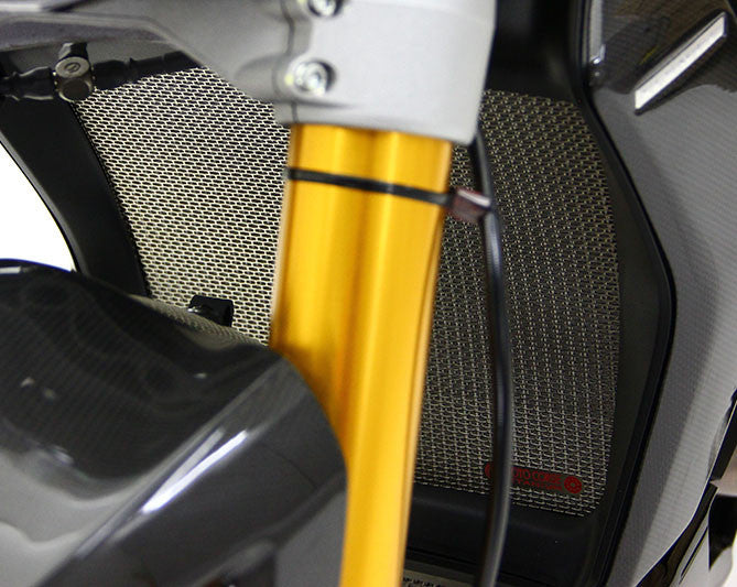 Motocorse Titanium Water and Oil Cooler Radiator Guards for Ducati XDiavel