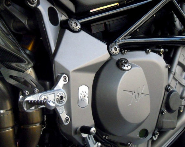 Motocorse Titanium or Aluminum SwingArm Pivot Plugs for MV Agusta F4 up to 2009 / Brutale (B4) All Models