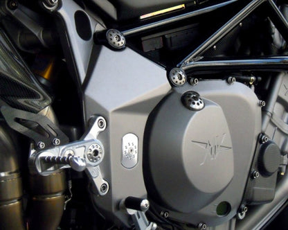 Motocorse Titanium or Aluminum SwingArm Pivot Plugs for MV Agusta F4 up to 2009 / Brutale (B4) All Models