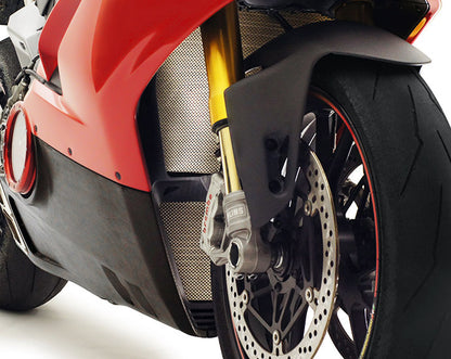 Motocorse Titanium Radiator and Oil Cooler Guards for the Ducati Panigale / Streetfighter V4 / S / R / Speciale
