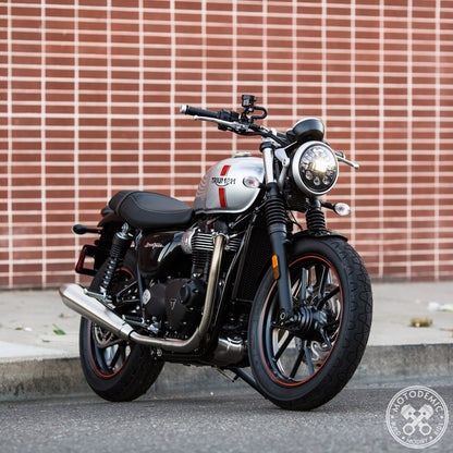 Motodemic LED Headlight Conversion Kit for the Triumph Street Twin