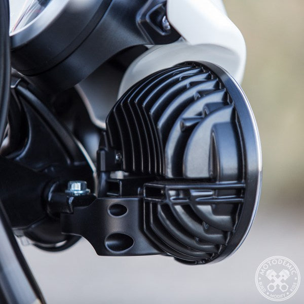 Motodemic Dual Adaptive LED Headlight Conversion Kit for the 2012-2016 Triumph Street Triple and 2011-2015 Speed Triple