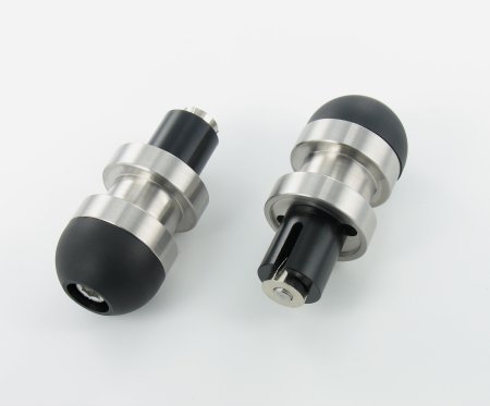 RhinoMoto Bar Ends For Bar End Mirrors - .525" to .575" (13.5mm to 14.6mm) - Universal