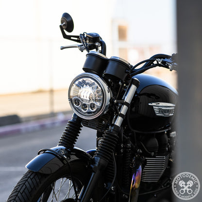 Motodemic LED Headlight Conversion Kit for Classic Triumph Bonneville and Thruxton