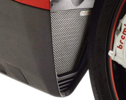 Motocorse Titanium Radiator and Oil Cooler Guards for the Ducati Panigale / Streetfighter V4 / S / R / Speciale