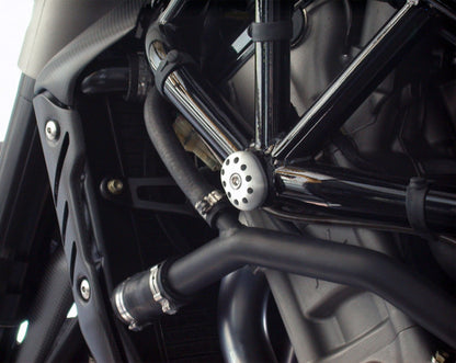 Motocorse Aluminum or Titanium Crash Pads (Frame plugs) For MV Agusta Brutale 750, 910, 989, & 1078