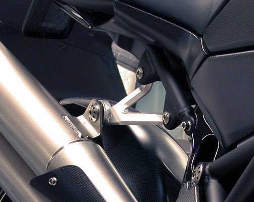 Motocorse Billet Muffler Exhaust Support For MV Agusta Brutale 4 Cylinder Models (B4) (99-18)