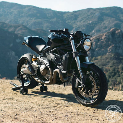 Motodemic Special Edition LED and Round Halogen Headlight Conversion Kit for the Ducati Monster 1200 and 821
