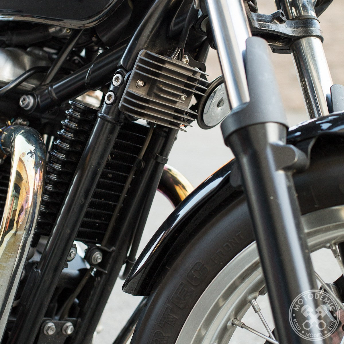 Motodemic Triumph Rectifier Relocation Kit