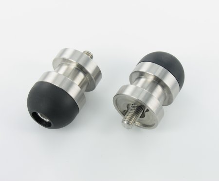 RhinoMoto Bar Ends For Bar End Mirrors - M8 bolt - Universal - Ducati Monster S4, BMW S10000RR