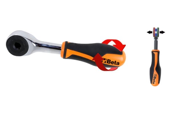 Beta Tools Model 860  58K Bit Ratchet with Rotating Handle 1/4' Drive