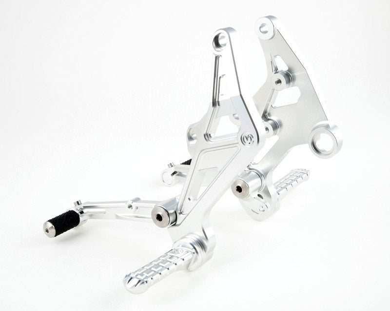 Motocorse Billet Rearsets with Titanium Bolts for MV Agusta RIvale