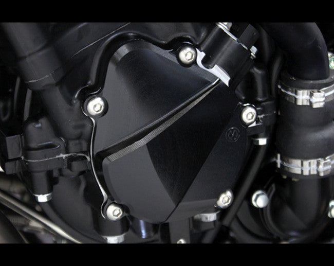Motocorse Billet Left Side Crankcase Protector - New Design - For MV Agusta Brutale 4 Cylinder Models (B4)