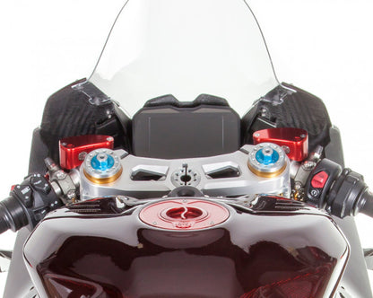 Motocorse Billet Brake and Clutch Reservoirs for OE Master Cylinders for Ducati and MV F4 RR/RC (up to 2020 models)