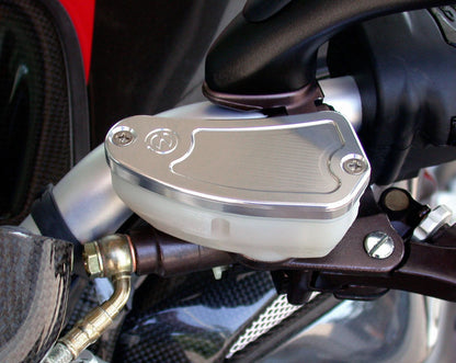 Motocorse Billet Brake & Clutch Reservoir Caps For Nissin Master Cylinders On MV Agusta Models