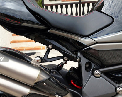 Motocorse Billet Muffler Exhaust Support For MV Agusta Brutale 4 Cylinder Models (B4) (99-18)