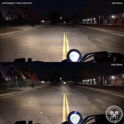 Motodemic LED Headlight Conversion Kit for the Triumph Street Cup