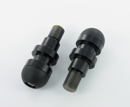 RhinoMoto Bar Ends For Bar End Mirrors for Yamaha YZF-R6 and YZF-R6S