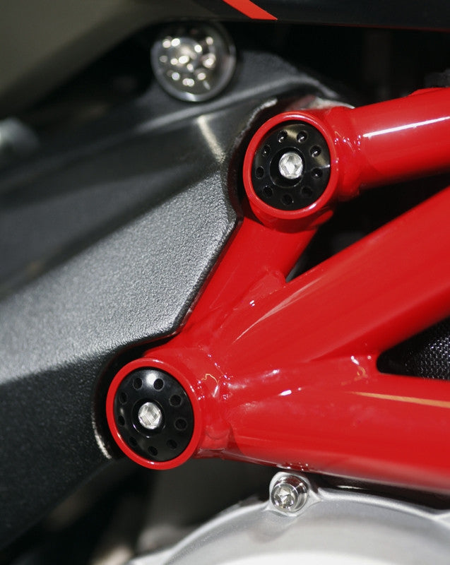 Motocorse Billet Aluminum Frame Plug Kit for MV Agusta 3 cylinder Models