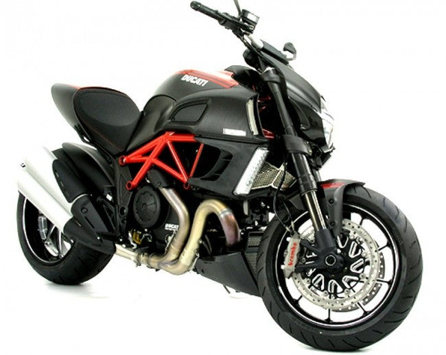 Motocorse Titanium Water Radiator Guard for Ducati Diavel