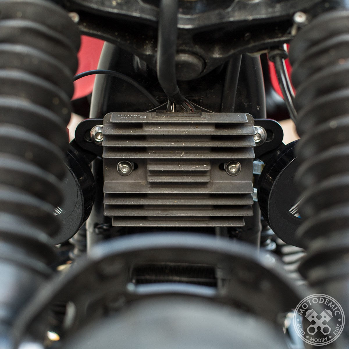 Motodemic Triumph Rectifier Relocation Kit