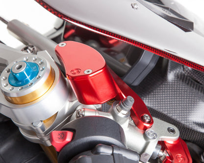 Motocorse Billet Brake and Clutch Reservoirs for OE Master Cylinders for Ducati and MV F4 RR/RC (up to 2020 models)