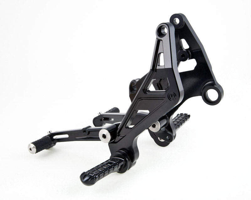 Motocorse Billet Rearsets with Titanium Bolts for MV Agusta RIvale