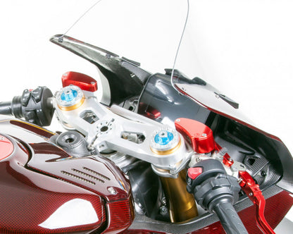 Motocorse Billet Brake and Clutch Reservoirs for OE Master Cylinders for Ducati and MV F4 RR/RC (up to 2020 models)