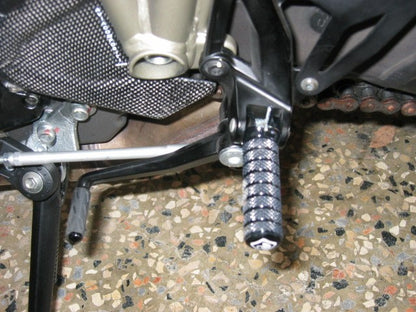 DBK Special Parts (Ducabike) Rider/Passenger Knurled Footpegs for the Ducati Panigale 1299/1199/959/899  Superleggera  848/1098/1198  Streetfighter  and Monster S2R/S4R/S4RS