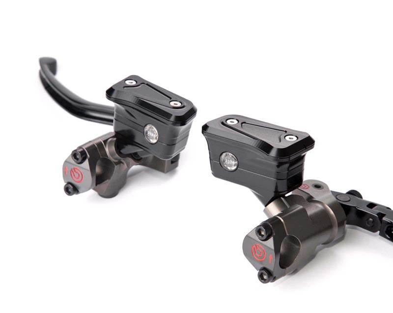 Motocorse Billet Aluminum Reservoirs For Brembo Radial Master Cylinders Brake and Clutch